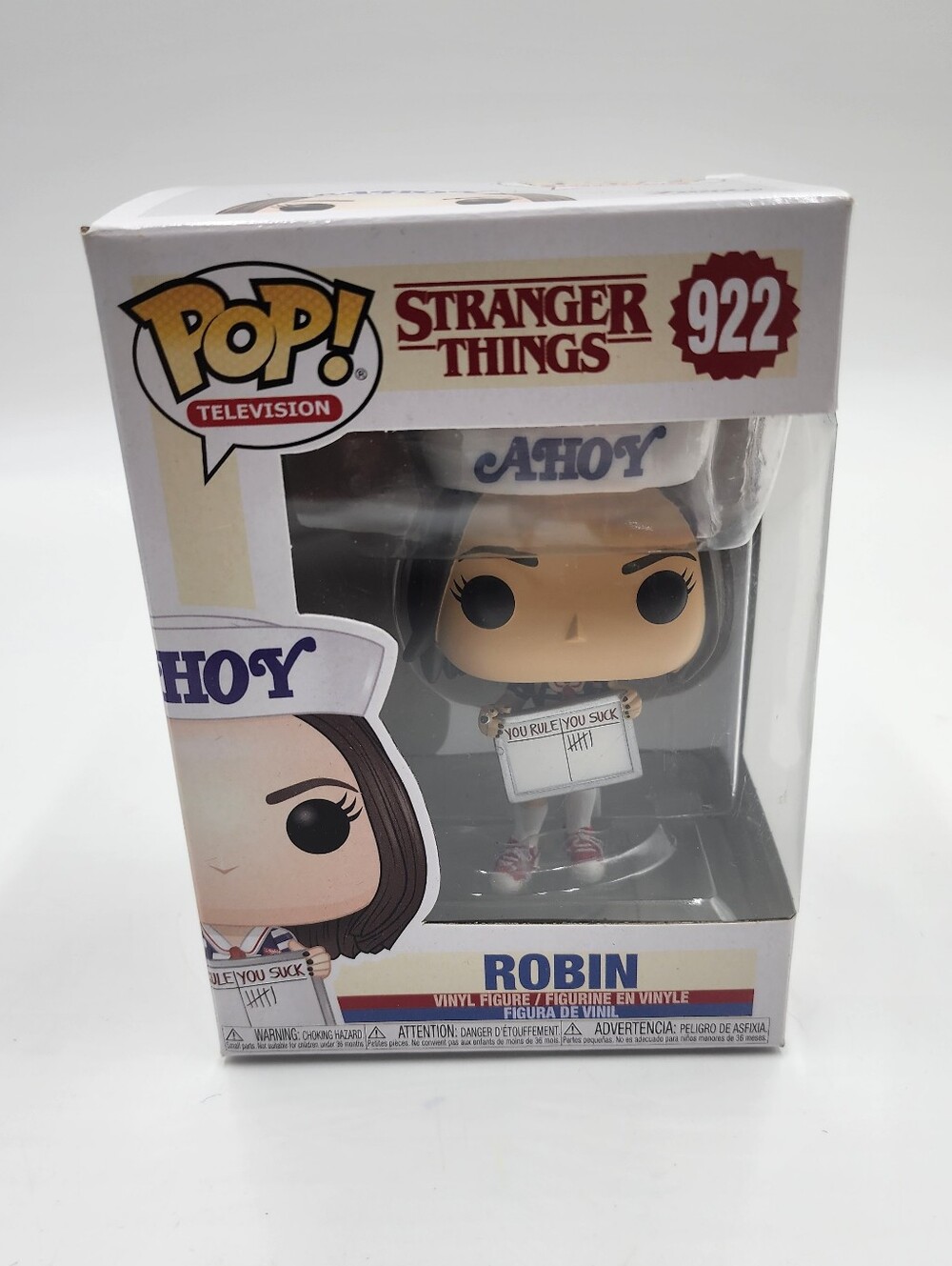 Funko Pop! Stranger Things Collectible Vinyl Figure Robin Scoops Ahoy #922